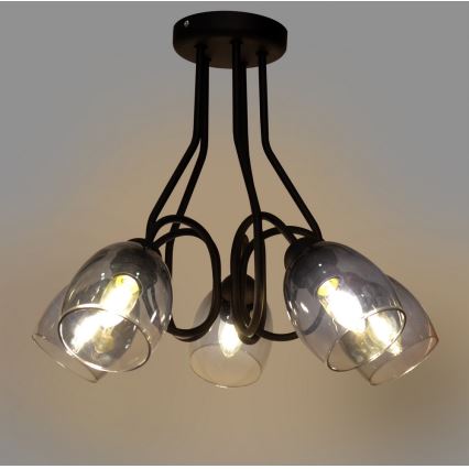 Candelabro pendente MARIETTA 5xE27/15W/230V