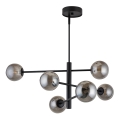 Candelabro pendente ORO 6xG9/12W/230V preto antigo/cinzento