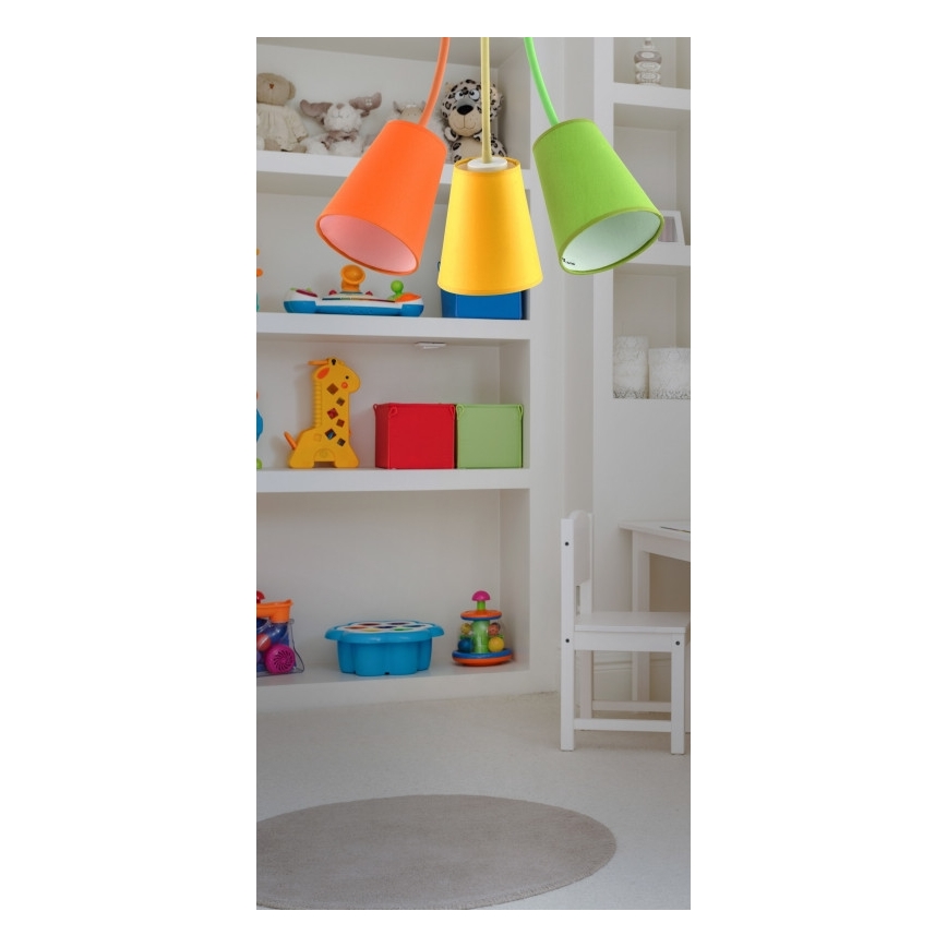 Candelabro pendente WIRE COLOUR 3xE27/60W/230V