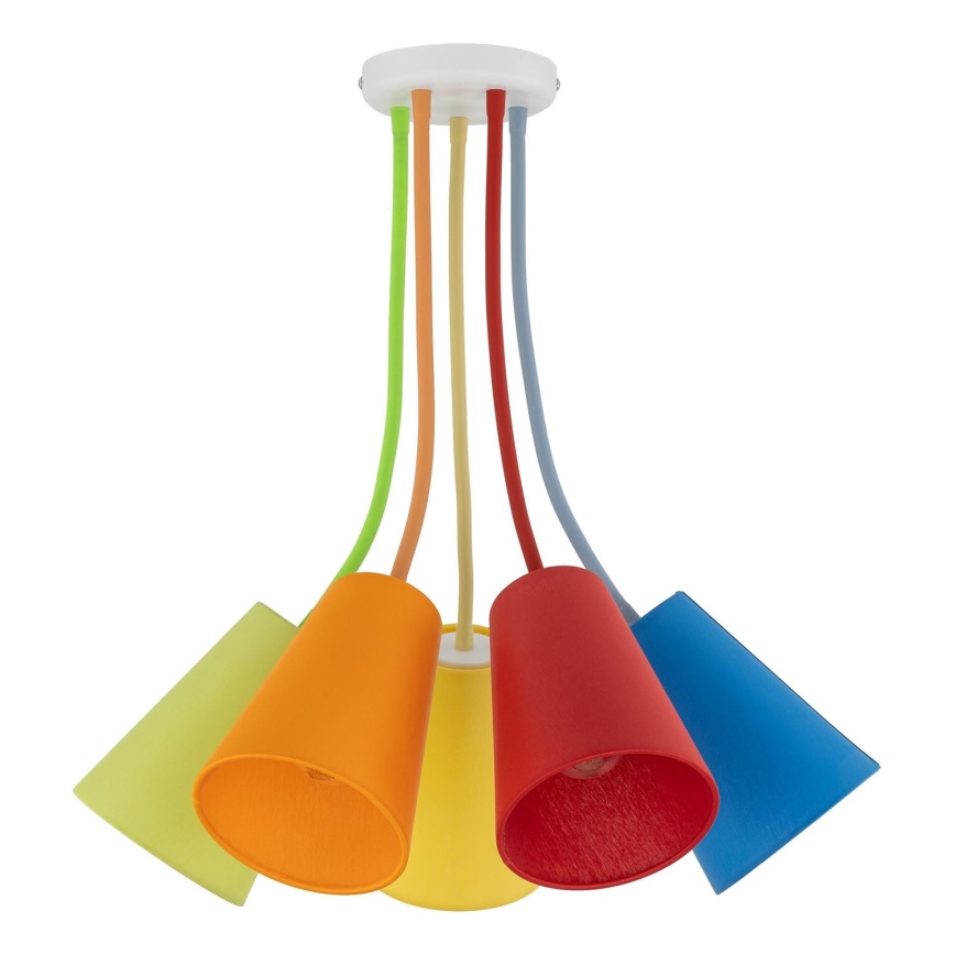 Candelabro pendente WIRE COLOUR 5xE27/60W/230V