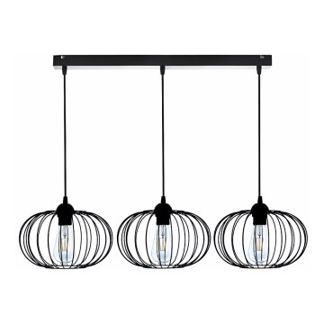 Candelabro pendurado BOCCA 3xE27/60W/230V