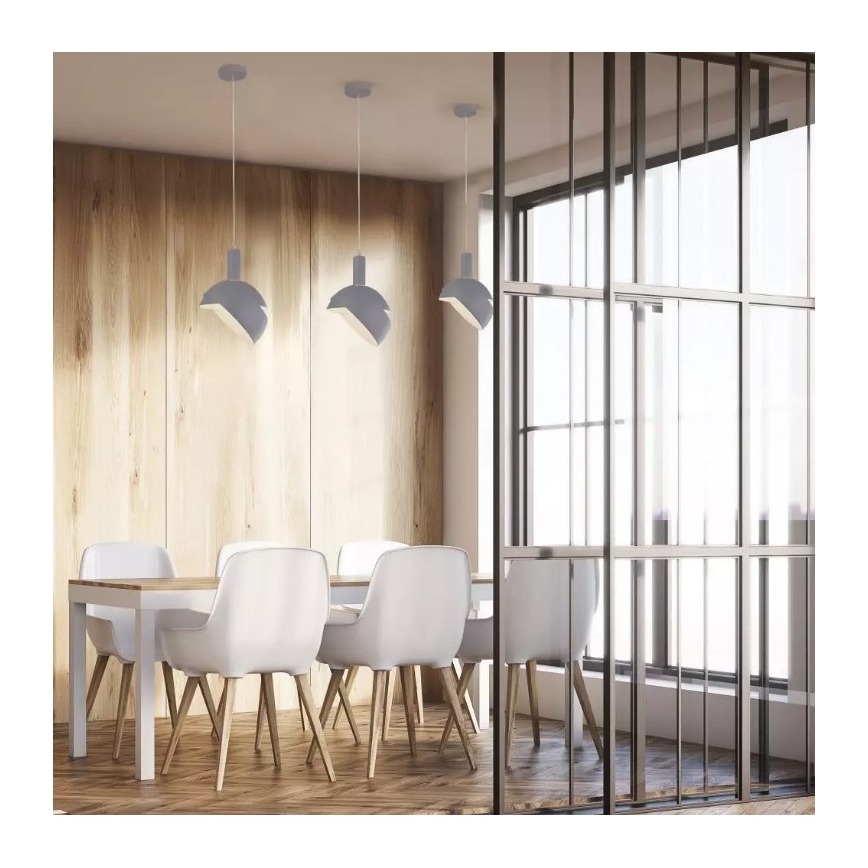 Candelabro suspenso 1xE14/60W/230V cinzento