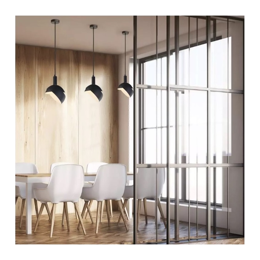 Candelabro suspenso 1xE14/60W/230V preto