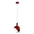 Candelabro suspenso 1xE14/60W/230V vermelho