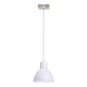 Candelabro suspenso 1xE27/40W/230V faia/branco