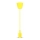 Candelabro suspenso 1xE27/60W/230V amarelo