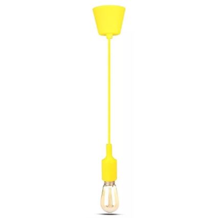 Candelabro suspenso 1xE27/60W/230V amarelo