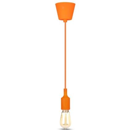 Candelabro suspenso 1xE27/60W/230V laranja