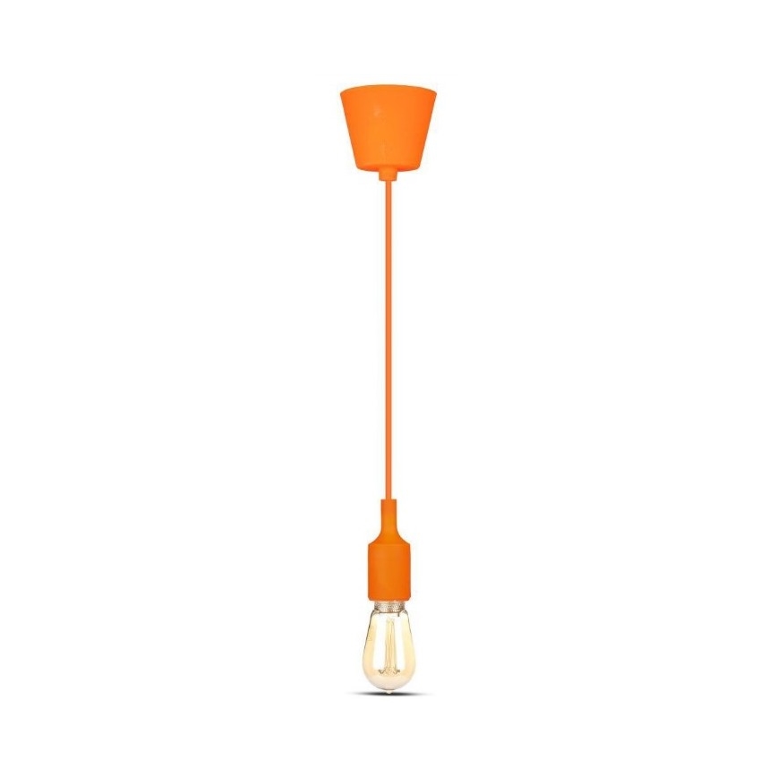 Candelabro suspenso 1xE27/60W/230V laranja