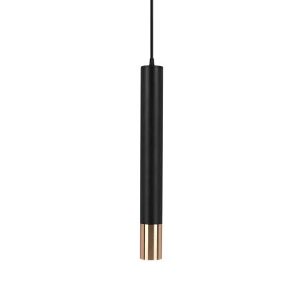 Candelabro suspenso 1xGU10/35W/230V 50 cm preto/dourado