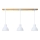 Candelabro suspenso 3xE27/40W/230V faia/branco