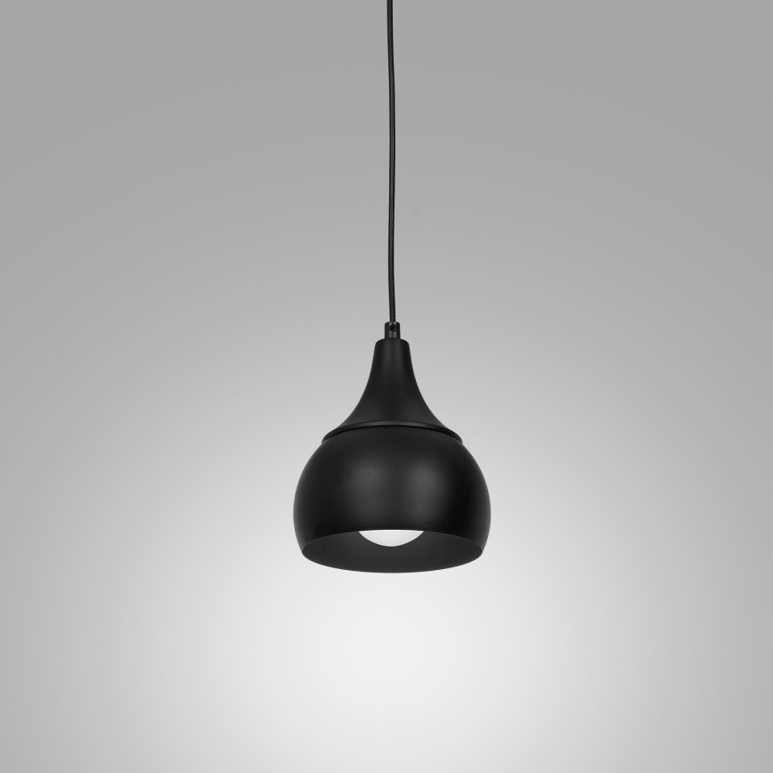 Candelabro suspenso AKTAN 1xE27/60W/230V preto