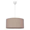 Candelabro suspenso ALBA 1xE27/15W/230V d. 40 cm bege
