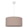 Candelabro suspenso ALBA 1xE27/15W/230V d. 40 cm bege