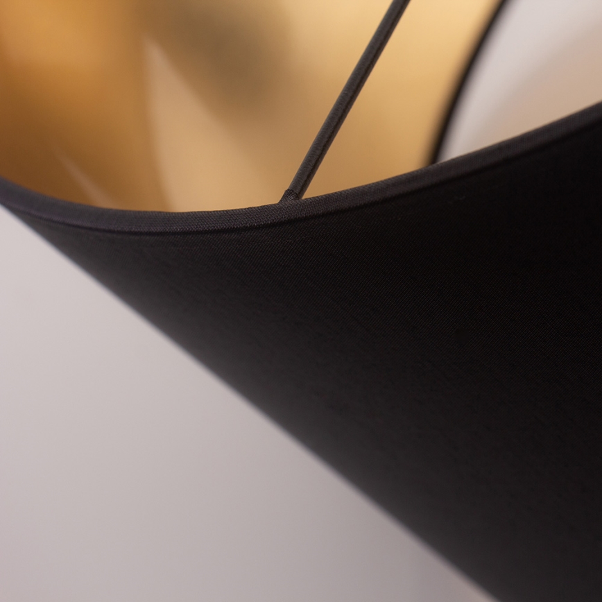 Candelabro suspenso ALBA 1xE27/15W/230V d. 40 cm preto/dourado