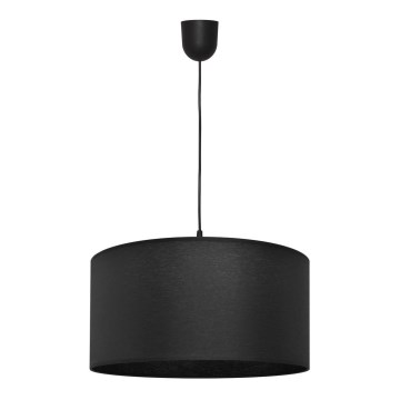 Candelabro suspenso ALBA 1xE27/15W/230V d. 40 cm preto