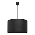 Candelabro suspenso ALBA 1xE27/15W/230V d. 45 cm preto