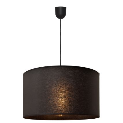 Candelabro suspenso ALBA 1xE27/15W/230V d. 45 cm preto