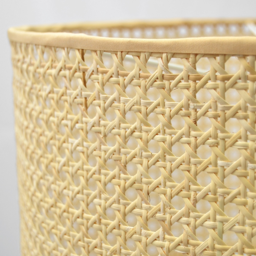 Candelabro suspenso ALBA 1xE27/15W/230V diâmetro 20 cm vime/preto