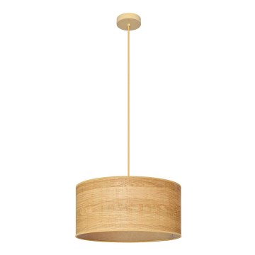 Candelabro suspenso ALBA 1xE27/15W/230V diâmetro 40 cm castanho