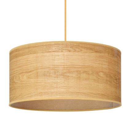 Candelabro suspenso ALBA 1xE27/15W/230V diâmetro 40 cm castanho