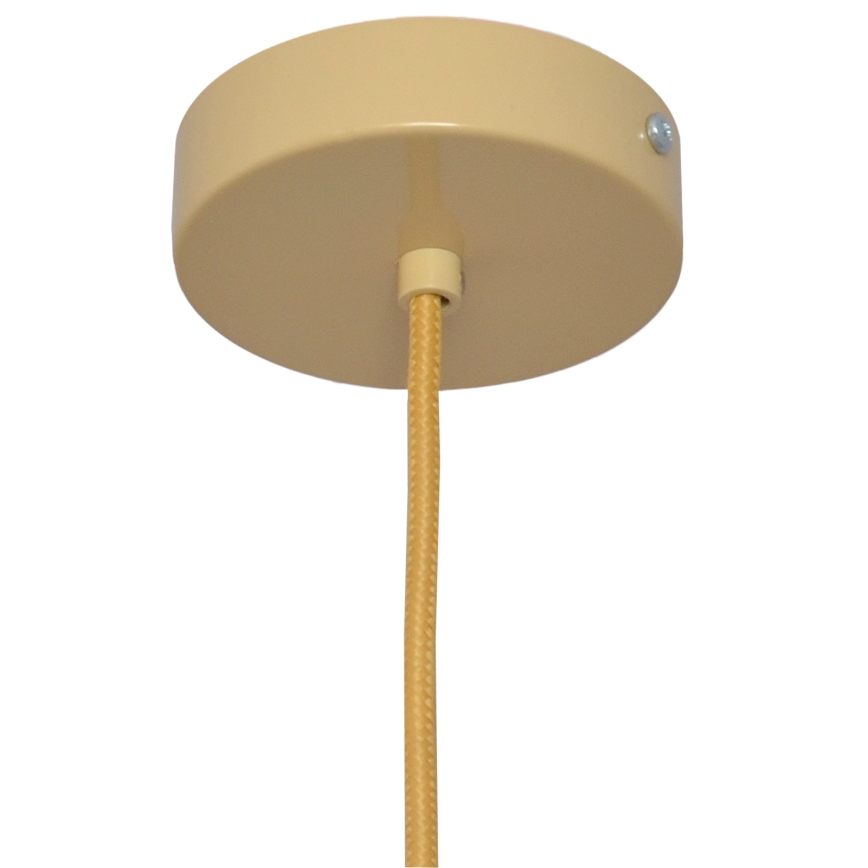 Candelabro suspenso ALBA 1xE27/15W/230V diâmetro 40 cm castanho