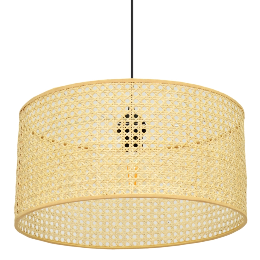 Candelabro suspenso ALBA 1xE27/15W/230V diâmetro 40 cm vime/preto