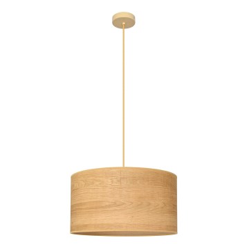 Candelabro suspenso ALBA 1xE27/15W/230V diâmetro 45 cm castanho