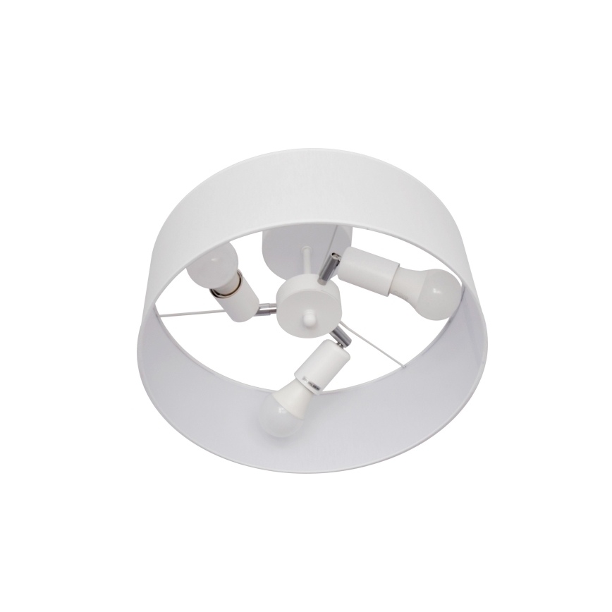 Candelabro suspenso ALBA 3xE27/15W/230V branco