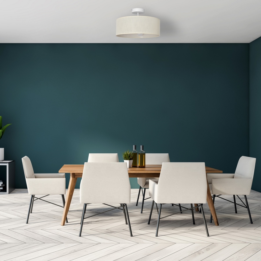 Candelabro suspenso ALBA 3xE27/15W/230V cremoso