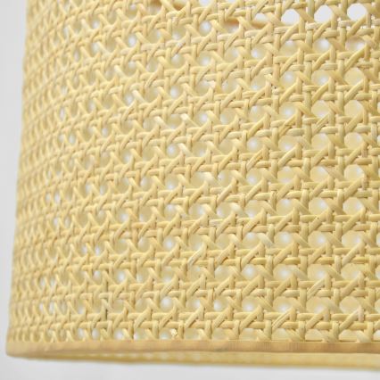 Candelabro suspenso ALBA 3xE27/15W/230V vime/preto