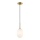 Candelabro suspenso ALIAS 1xG9/8W/230V diâmetro 12 cm dourada
