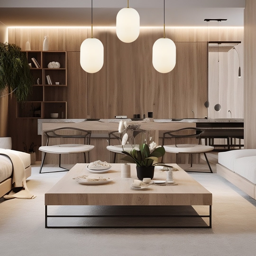 Candelabro suspenso ALIAS 3xE14/40W/230V dourada