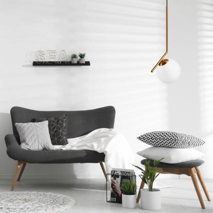 Candelabro suspenso AMBER 1xG9/5W/230V 130 cm