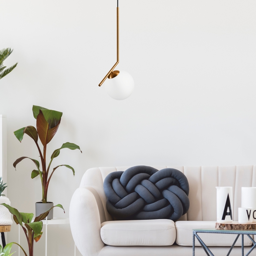 Candelabro suspenso AMBER 1xG9/5W/230V 130 cm