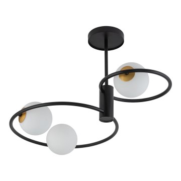 Candelabro suspenso AQUA 3xG9/12W/230V preto