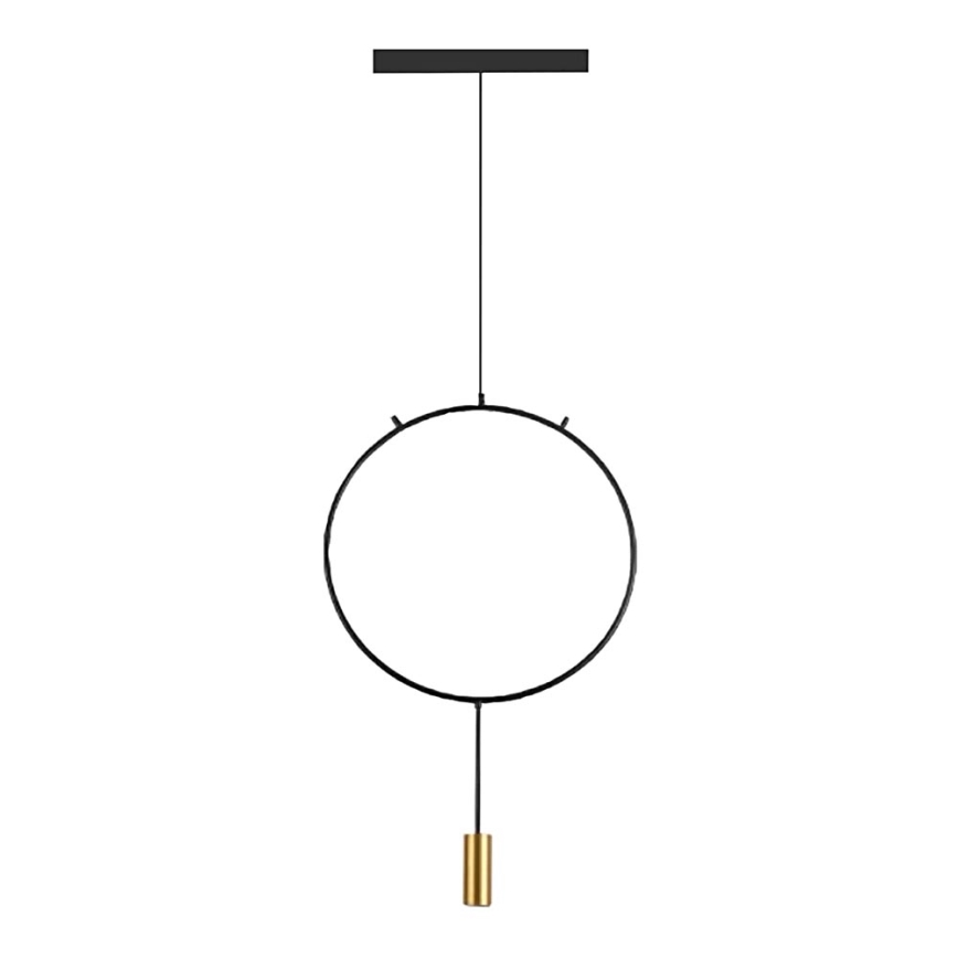 Candelabro suspenso ARCADE 1xGU10/5W/230V preto/dourado