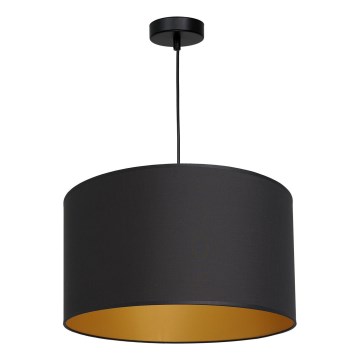 Candelabro suspenso ARDEN 1xE27/60W/230V d. 40 cm preto/dourada