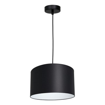 Candelabro suspenso ARDEN 1xE27/60W/230V diâmetro 25 cm preto/branco