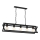Candelabro suspenso ARNOLD 5xE27/60W/230V preto