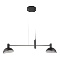 Candelabro suspenso ARTIS 2xE14/40W/230V preto