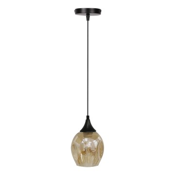 Candelabro suspenso ASPA 1xE27/40W/230V preto