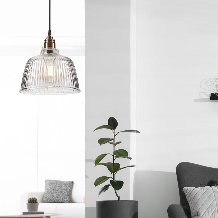 Candelabro suspenso ASTA 1xE27/60W/230V bronze