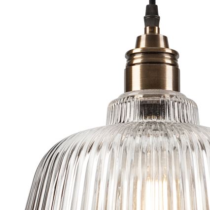 Candelabro suspenso ASTA 1xE27/60W/230V cromado brilhante