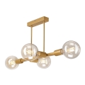 Candelabro suspenso ASTRID 4xE27/60W/230V dourado