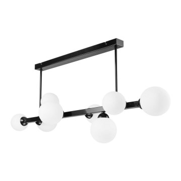 Candelabro suspenso ASTRO 8xG9/5W/230V preto