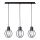 Candelabro suspenso AURA 3xE27/60W/230V preto