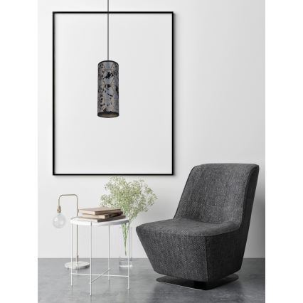 Candelabro suspenso AVALO 1xE27/60W/230V cinzento/preto