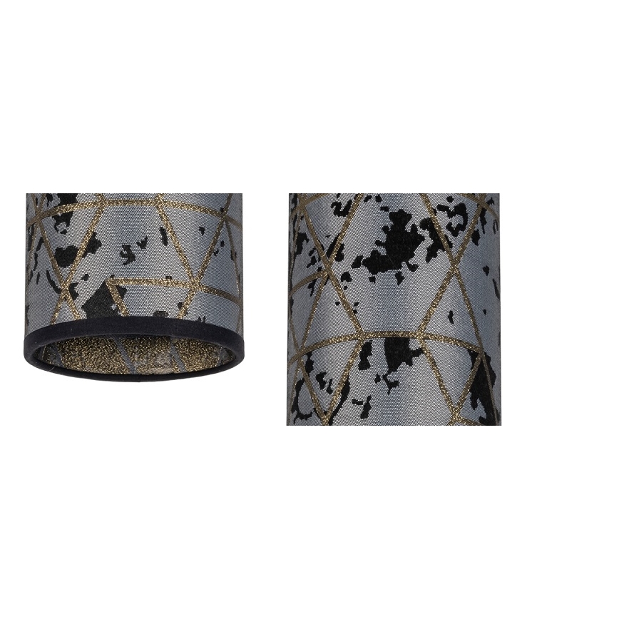 Candelabro suspenso AVALO 1xE27/60W/230V cinzento/preto