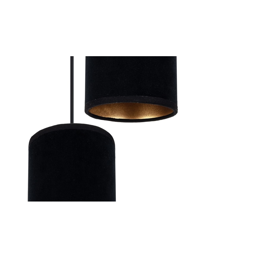 Candelabro suspenso AVALO 1xE27/60W/230V preto